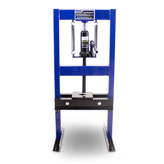 Hydraulische Werkplaatspers / Raamwerkpers - 96 x 42 x 40 cm - 6 Ton - Blauw - Afbeelding 3