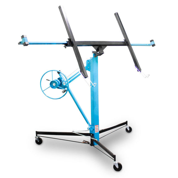 Bituxx Platenlift / Gipsplaatlift - Blauw - 140 x 140 x 144 cm - Kunststof Wielen - Afbeelding 5