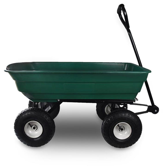 Tuinkar / Transportkar / Handkar - Met Kiepfunctie - Max. 200 kg - 75L - Afbeelding 1