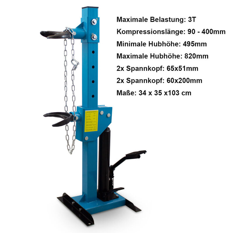 BITUXX - Hydraulische Veercompressor - Autogereedschap - 3000kg
