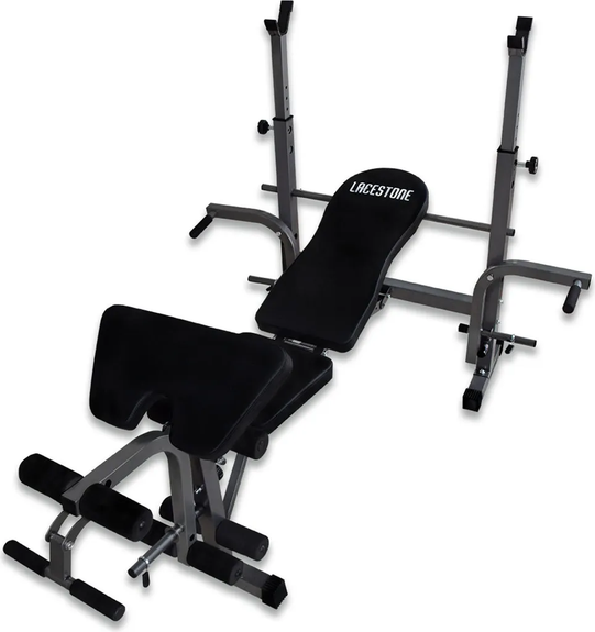 Multifunctionele Trainingsbank / Fitnessbank - Verstelbaar - Zwart - Afbeelding 1