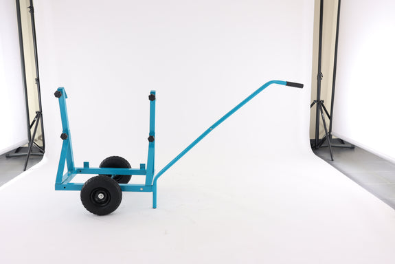 Platenwagen / Platentransportwagen - Max. 200kg - Blauw - Afbeelding 2