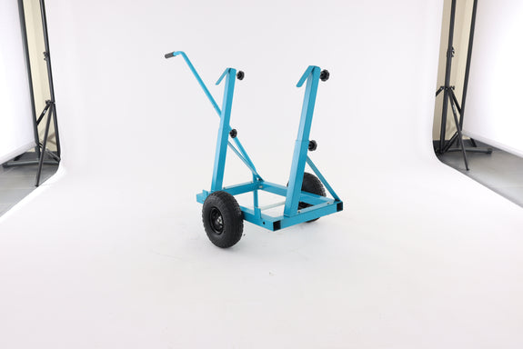 Platenwagen / Platentransportwagen - Max. 200kg - Blauw - Afbeelding 6