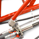 Oprijplaten - In hoogte verstelbaar - Hydraulisch - Rood - Set van 2
