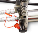 Oprijplaten - In hoogte verstelbaar - Hydraulisch - Rood - Set van 2
