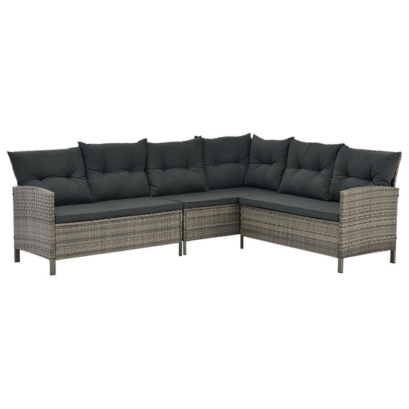 Loungeset Manacor - Grijs - Incl. Kussens - Afbeelding 5