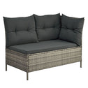 Loungeset Manacor - Grijs - Incl. Kussens