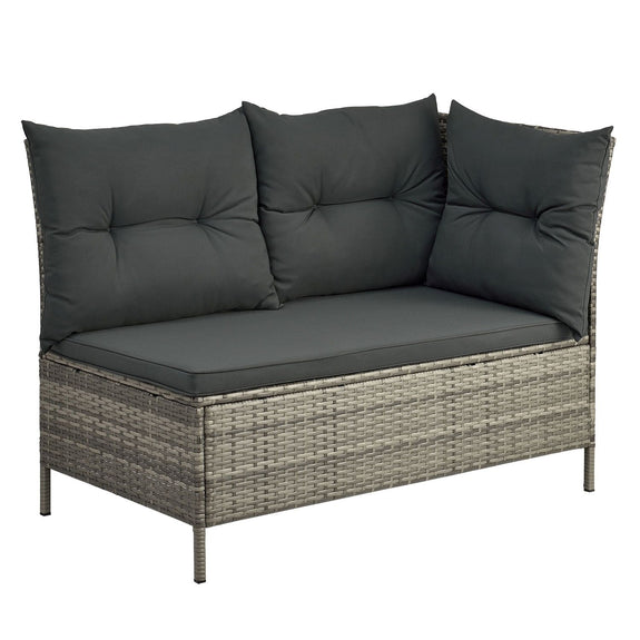Loungeset Manacor - Grijs - Incl. Kussens - Afbeelding 6