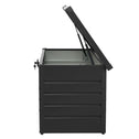 Metalen Opbergbox / Kussenbox Limani - 380 Liter - Antraciet