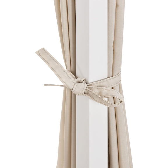 Dubbel Ligbed / Loungebed Kreta - Beige / Wit - Afbeelding 13