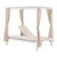 Dubbel Ligbed / Loungebed Kreta - Beige / Wit