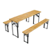 Biertafel / bierbank biertafelset - 3-delig - 170cm picknicktafel