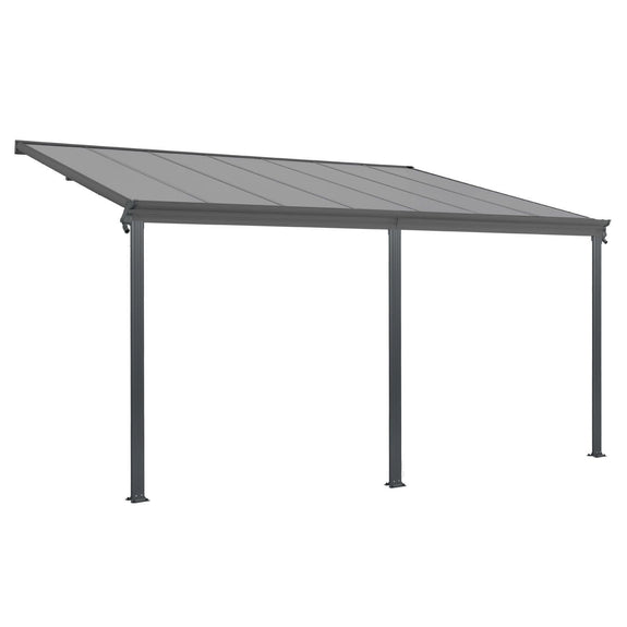 Terrasdak / Overkapping - Borneo - 5 x 3 m - Grijs - Afbeelding 1