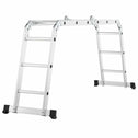 Multifunctionele vouwladder 4 in 1 - 3.6M