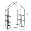 Broeikas / Tuinkas - 147 x 195 x 73 cm - PVC Folie
