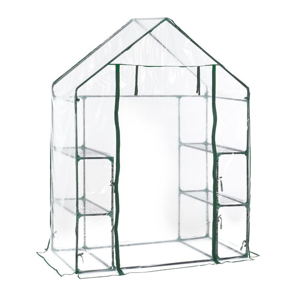 Broeikas / Tuinkas - 147 x 195 x 73 cm - PVC Folie - Afbeelding 5