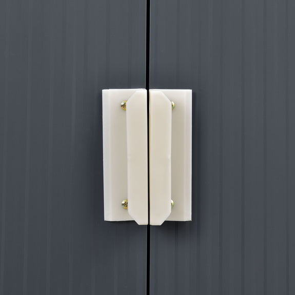 Metalen tuinhuis XXL - 277 × 319 × 192 cm - Afbeelding 5