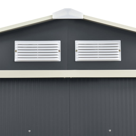 Metalen tuinhuis XXL - 277 × 319 × 192 cm - Afbeelding 6