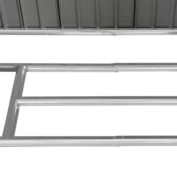 Metalen tuinhuis XXL - 277 × 319 × 192 cm - Afbeelding 8