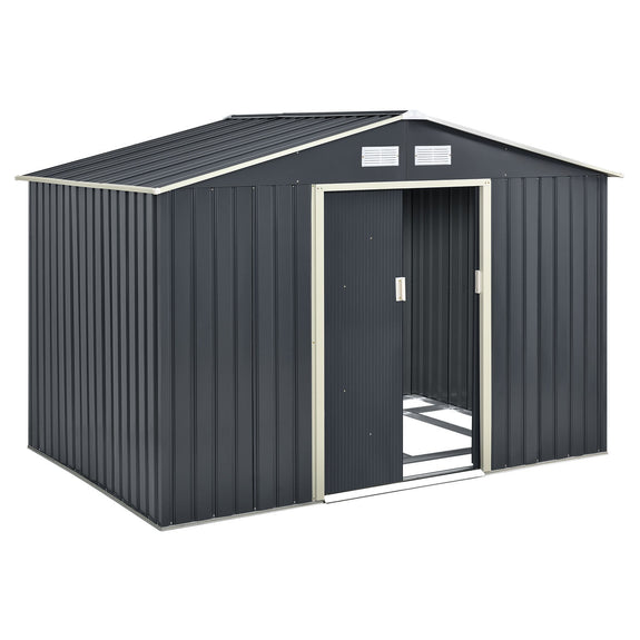 Metalen tuinhuis XXL - 277 × 319 × 192 cm - Afbeelding 1