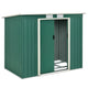 Metalen Tuinhuis M - 213 × 130 × 173 cm  - Groen