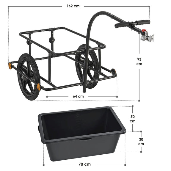 Fietskar / aanhangwagen - 90 Liter - Afbeelding 6