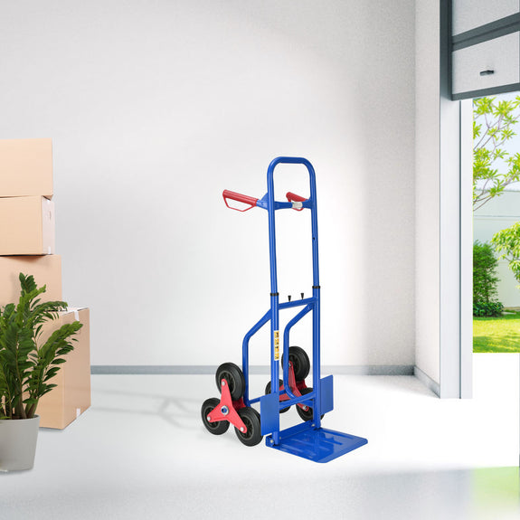 Trappen steekwagen trappensteekwagen - Blauw - Max. 100kg - Afbeelding 2