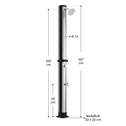 Solardouche / buitendouche - Victoria - 40 Liter - Max. 3.5 bar