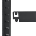 Stellingkast dubbel 180x90x40 cm grijs