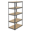 Stellingkast dubbel 180x90x40 cm grijs