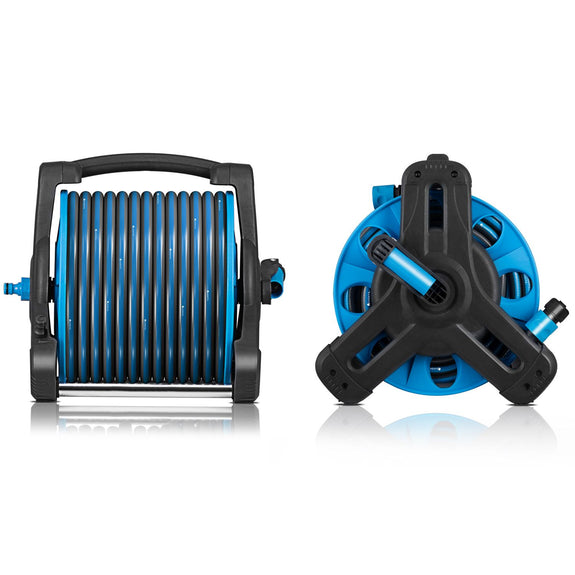 Mobiele Slanghaspel Basic - 30 Meter - Blauw - Inclusief toebehoren - Afbeelding 3