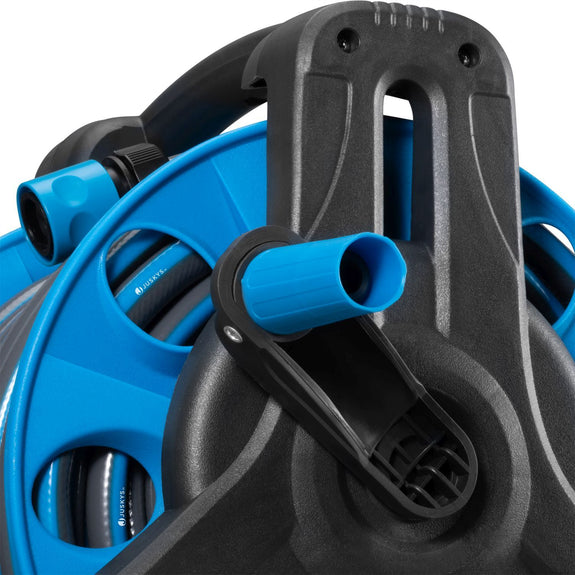 Mobiele Slanghaspel Basic - 30 Meter - Blauw - Inclusief toebehoren - Afbeelding 5