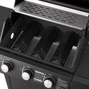 Lousiana Gasbarbecue - 3 branders - Zwart