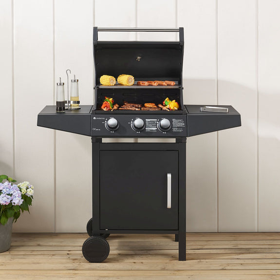 Lousiana Gasbarbecue - 3 branders - Zwart - Afbeelding 13