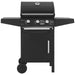 Lousiana Gasbarbecue - 3 branders - Zwart