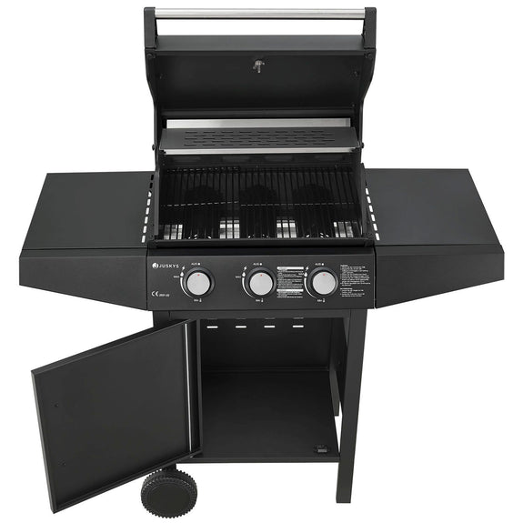 Lousiana Gasbarbecue - 3 branders - Zwart - Afbeelding 10