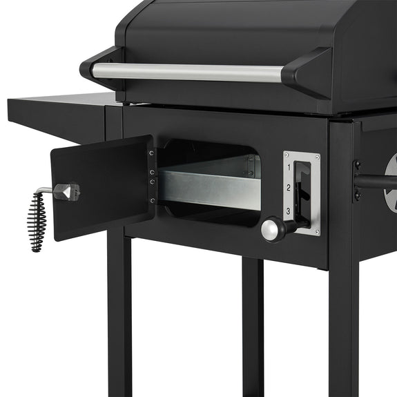 Barbecue / Houtskoolgrill / BBQ Missouri - Incl. Afdekzeil & Zijtafel - Afbeelding 8