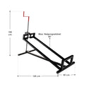 Zitmaaierkrik / Gazonmaaierlift - Staal - Max. 400 KG - Zwart