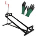 Zitmaaierkrik / Gazonmaaierlift - Staal - Max. 400 KG - Zwart