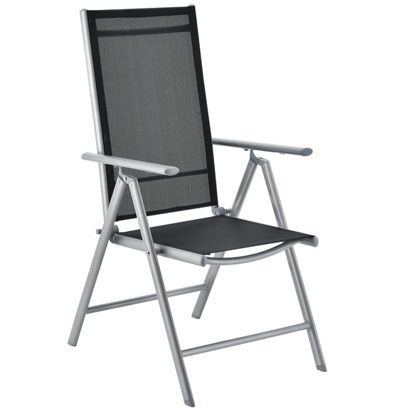 Aluminium tuinset - Milano - 9-delig - Zilver / Grijs - Afbeelding 4