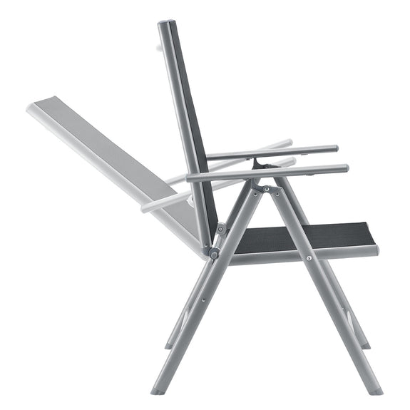 Aluminium tuinset - Milano - 9-delig - Zilver / Grijs - Afbeelding 6