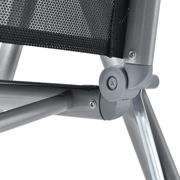 Aluminium tuinset - Milano - 9-delig - Zilver / Grijs - Afbeelding 9