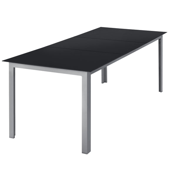 Aluminium tuinset - Milano - 9-delig - Zilver / Grijs - Afbeelding 10