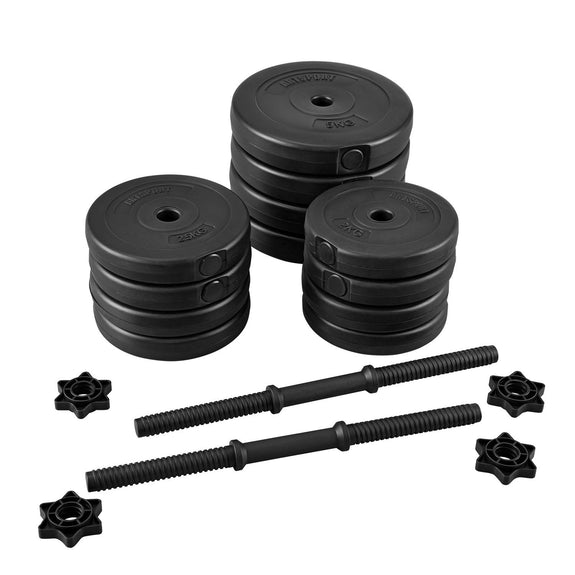 Halterset / Dumbells 40 kg - 2-delig - Zandgevuld - Afbeelding 13