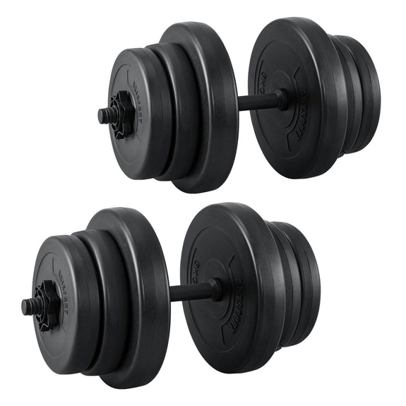 Halterset / Dumbells 40 kg - 2-delig - Zandgevuld - Afbeelding 3
