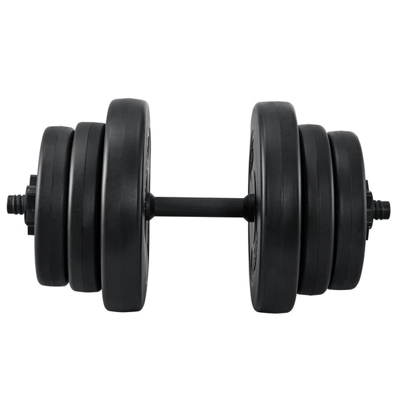 Halterset / Dumbells 40 kg - 2-delig - Zandgevuld - Afbeelding 5