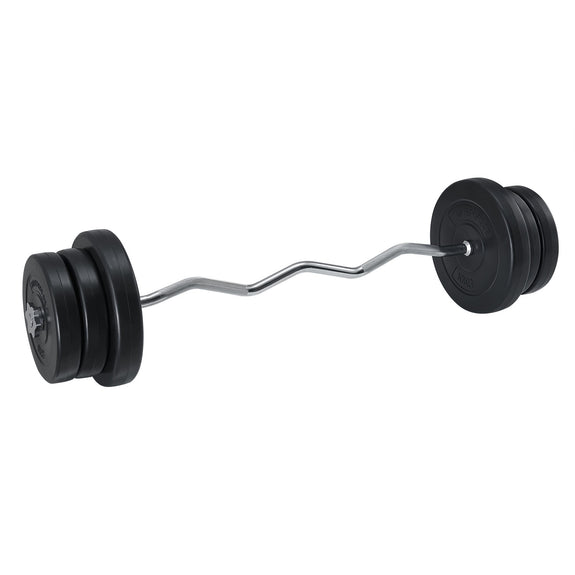 Halterset 3 in 1 / 60kg halterstang - Afbeelding 2
