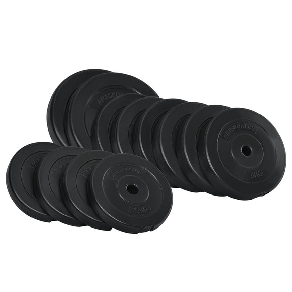 Halterset 3 in 1 / 60kg halterstang - Afbeelding 6