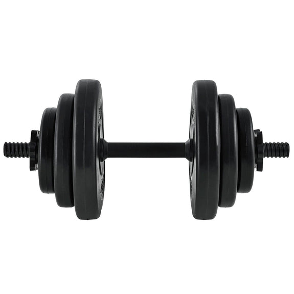Dumbbellset - Totaal 30kg - 2 stuks - Zwart - Afbeelding 4
