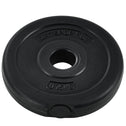 Dumbbellset - Totaal 30kg - 2 stuks - Zwart